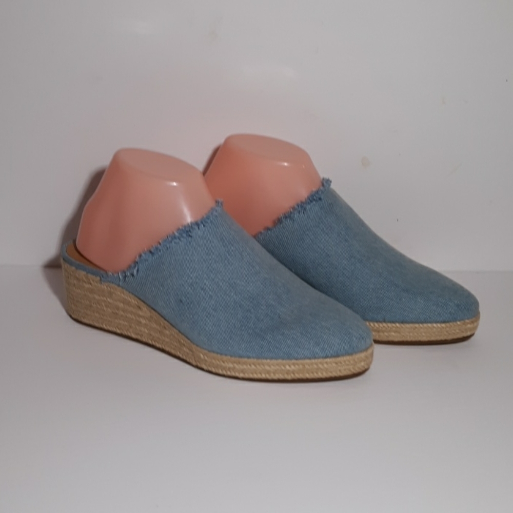 Lucky Brand denim wedges 7.5 dress business